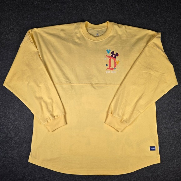 NWT Disney Disneyland Resort Play in Parks Yellow Spirit Jersey Size L - Picture 2 of 11